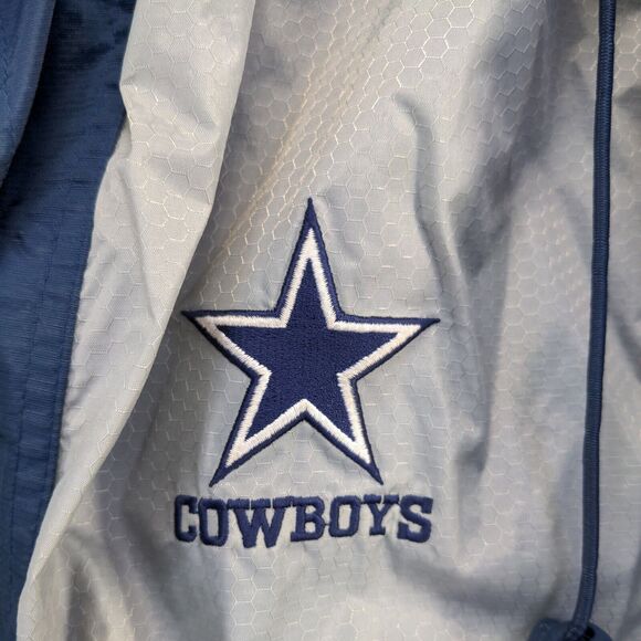 Pro Player Men's Dallas Cowboys Full Zip Hooded Windbreaker Jacket Multi XL - Picture 4 of 16